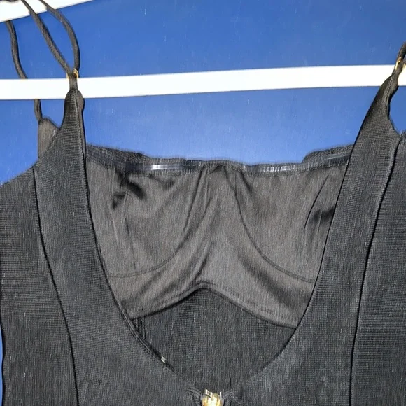 Misha Collection Bodycon Black Midi Dress - Picture 5 of 6